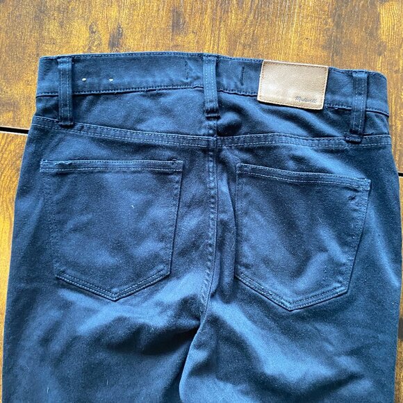 Madewell 9″ High-Rise Skinny Black Jeans Pants Size 25 Stretch Denim - Picture 6 of 7
